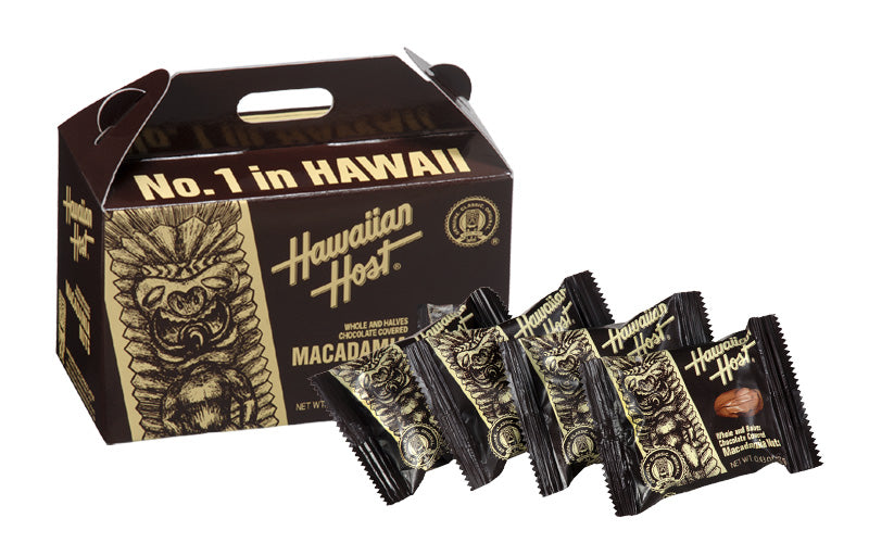 HawaiianHost マカデミアナッツチョコレートTIKI BOX(4粒) ハワイ チョコレート ハワイアンホースト New